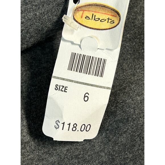 Talbots Women’s Size 6 Gray Straight Business Skirt Career Workwear Office‎ NWT - Picture 7 of 7